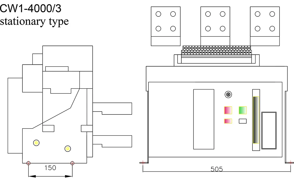 4000 Amp Acb Air Break Circuit Breaker